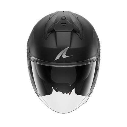 Casque jet Shark SKWAL JET CUP BLANK - Noir / Noir