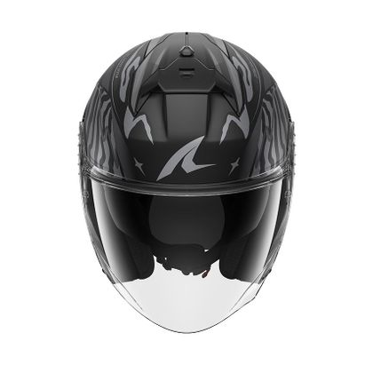 Shark SKWAL JET CUP SPEED-FANCY Jethelm - Zwart / Grijs