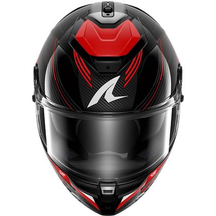 Kask integralny Shark SPARTAN GT PRO Carbon AXIUM - Węgiel / Czerwony