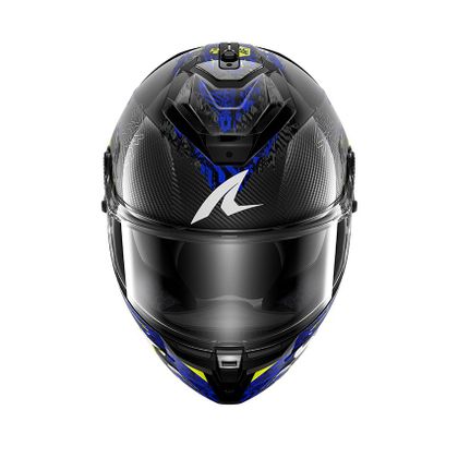 Shark SPARTAN GT PRO CARBON - SPEED-VIB Full-face helmet - Grey / Blue