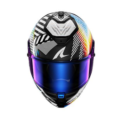 Casque intégral Shark SPARTAN GT PRO - CARBON STHYR - Carbone / Blanc