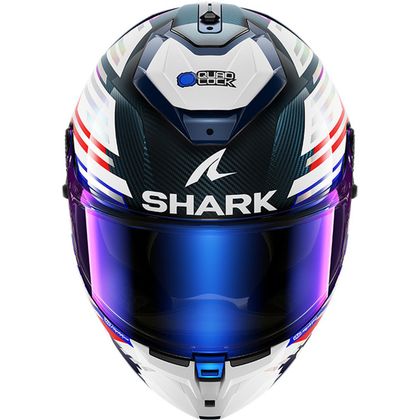 Shark SPARTAN GT PRO CARBON REPLICA ZARCO GP DE FRANCE 2026 Fuldkasker - Kulstof / Rød