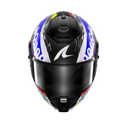 Casque intégral Shark SPARTAN RS CARBON STREETRUSH - Carbone / Bleu