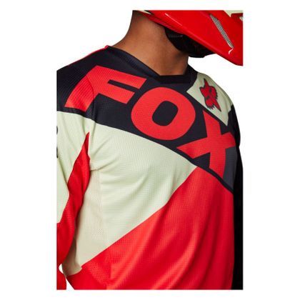Maillot cross Fox 180 XPOZR 2023 - Rouge / Noir