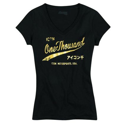Camiseta de manga corta Icon 1000 GOLD TIMES WOMENS