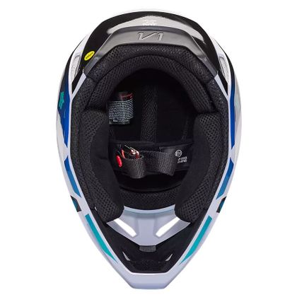 Casco de motocross Fox V1 KOZMIK 2024 - Azul