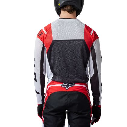 Camiseta de motocross Fox AIRLINE - SENSORY 2023 - Rojo / Negro