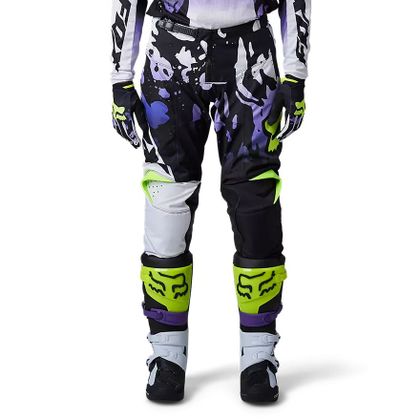 Pantalón de motocross Fox 180 MORPHIC 2023 - Negro / Blanco