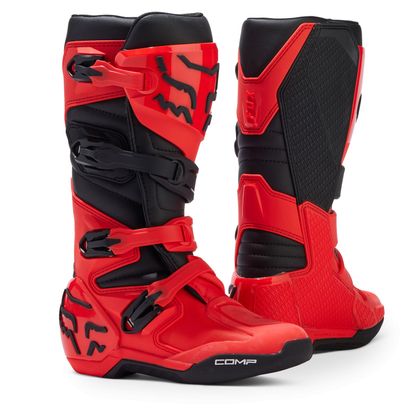 Bottes cross Fox YOUTH COMP - Rouge / Blanc Ref : FX4138 