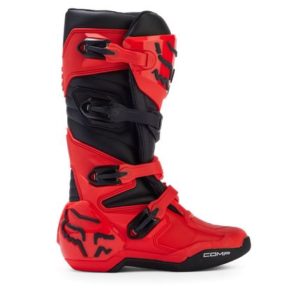 Bottes cross Fox YOUTH COMP - Rouge / Blanc