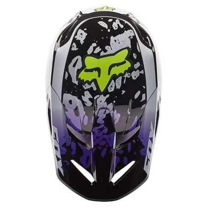 Casque cross Fox YOUTH V1 MORPHIC - Noir / Blanc