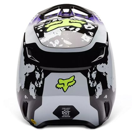 Casque cross Fox YOUTH V1 MORPHIC - Noir / Blanc