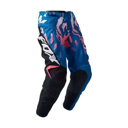Pantalón de motocross Fox YOUTH 180 - MORPHIC - Azul / Rosa Ref : FX3971 