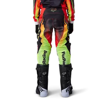 Pantalón de motocross Fox YOUTH 180 - STATK - Rojo / Negro
