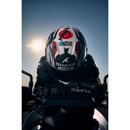 Kask integralny Shark AERON-GP FIM RACING #2 REPLIKA ZARCO SUZUKA 2026 - Czarny / Biały