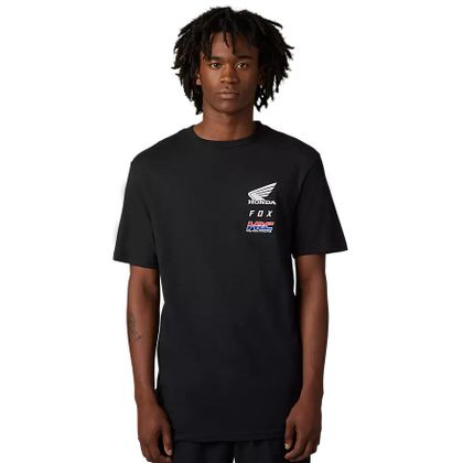 T-Shirt manches courtes Fox HONDA - Noir Ref : FX4012-C757 