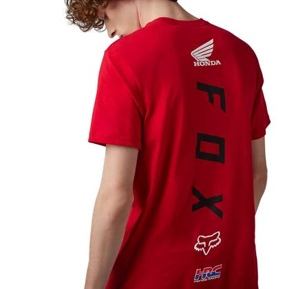 Camiseta de manga corta Fox HONDA - Rojo