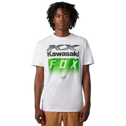 T-Shirt manches courtes Fox KAWI - Blanc Ref : FX4014-C758 