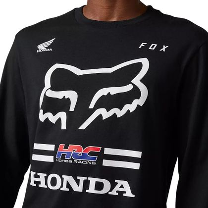 T-shirt manches longues Fox HONDA - Noir