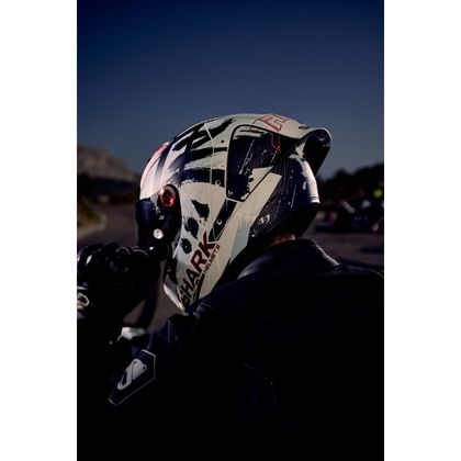 Kask integralny Shark AERON-GP FIM RACING #2 REPLIKA ZARCO SUZUKA 2026 - Czarny / Biały