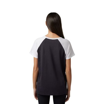 Fox VROUW PRIKKELDRAAD RANGLAN T-shirt met korte mouwen - Zwart