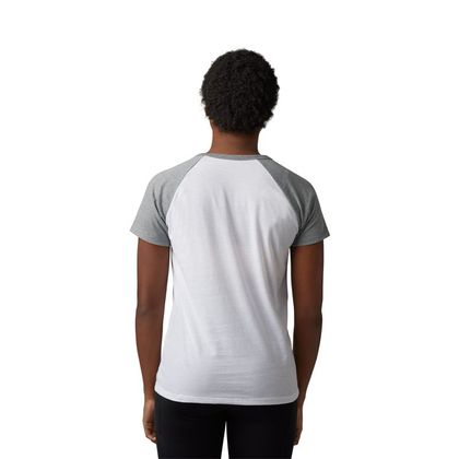 T-Shirt manches courtes Fox WOOMAN BARB WIRE RANGLAN - Blanc