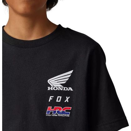 Maglietta maniche corte Fox HONDA - Nero