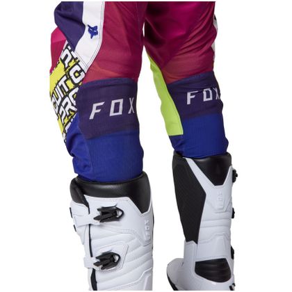Pantaloni da cross Fox 180 PRO CIRCUIT 2023 - Blu / Bianco