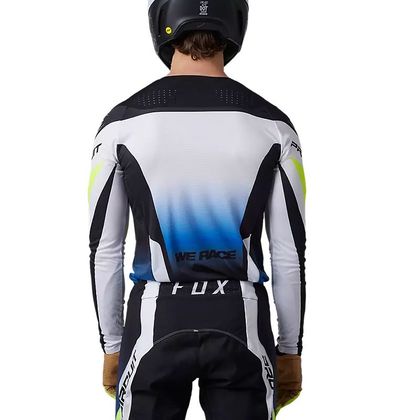 Camiseta de motocross Fox PRO CIRCUIT FLEXAIR FOYL 2023 - Negro / Blanco