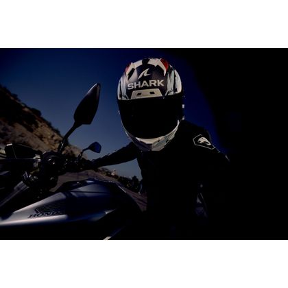 Kask integralny Shark AERON-GP FIM RACING #2 REPLIKA ZARCO SUZUKA 2026 - Czarny / Biały