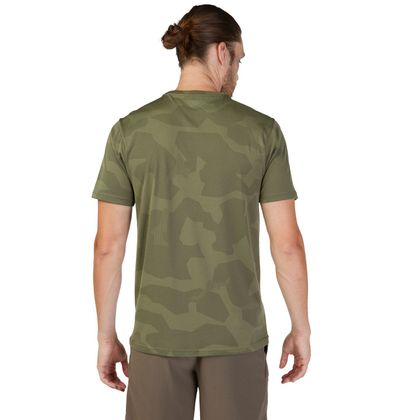 Fox REP SS JACQUARD TOP Kurzärmeliges T-Shirt - Grün