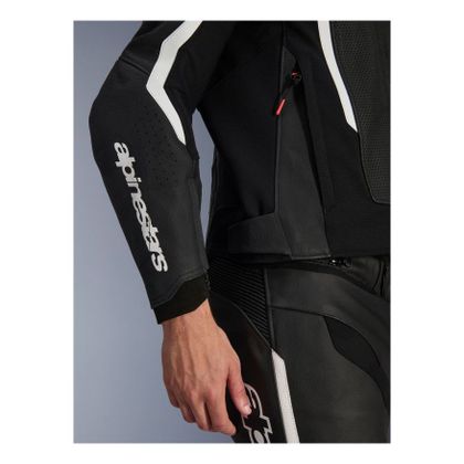 Alpinestars GP FORCE V2 AIRFLOW Motorbike Jacket - Black / White