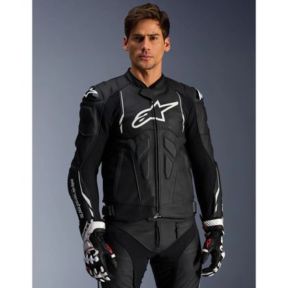 Alpinestars DUSK Motorjas - Zwart / Wit