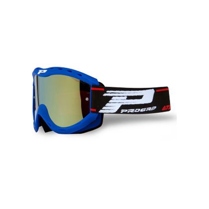 Masque cross Progrip ATZAKI KID Mirror 3101 2026 - Bleu