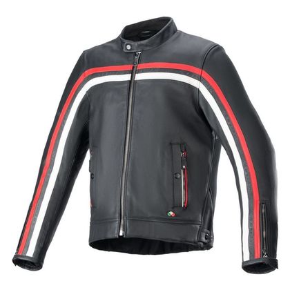Blouson Moto Alpinestars DYNO - Noir / Rouge Ref : AP3291 