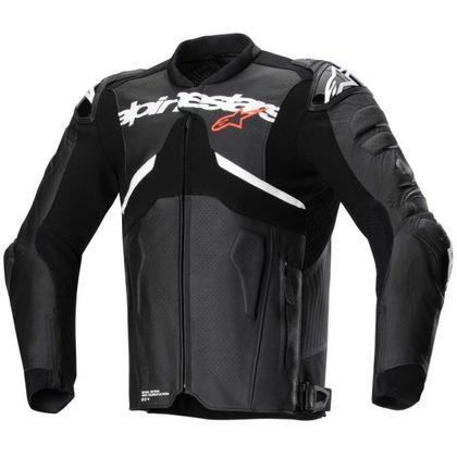 Blusão de Moto Alpinestars ATEM V5 - Preto / Branco Ref.: AP3292 