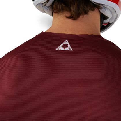 Camiseta de motocross Fox FLEXAIR - OPTICAL 2024 - Rojo / Blanco