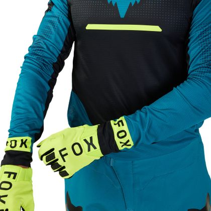 Camiseta de motocross Fox FLEXAIR - OPTICAL 2024 - Azul