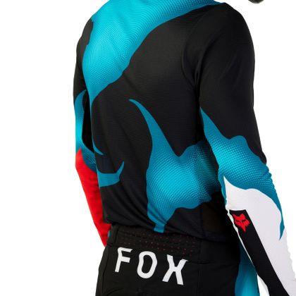 Maglia da cross Fox FLEXAIR - WITHERED 2024 - Nero