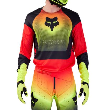 Camiseta de motocross Fox 360 - REVISE 2024 - Rojo / Amarillo Ref : FX4098-C23412 