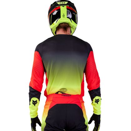 Camiseta de motocross Fox 360 - REVISE 2024 - Rojo / Amarillo