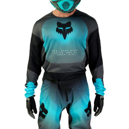 Camiseta de motocross Fox 360 - REVISE 2024 - Gris / Azul Ref : FX4098-C46215 