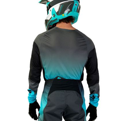 Camiseta de motocross Fox 360 - REVISE 2024 - Gris / Azul