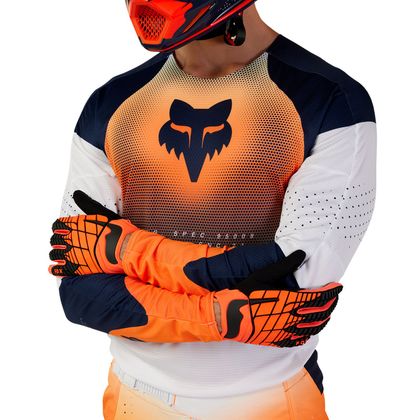 Camiseta de motocross Fox 360 - REVISE 2024 - Azul / Naranja