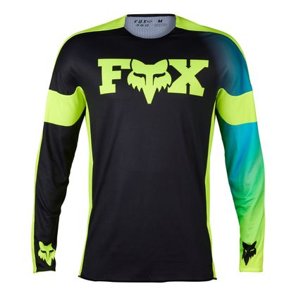 Camiseta de motocross Fox 360 - STREAK 2024 - Negro / Amarillo