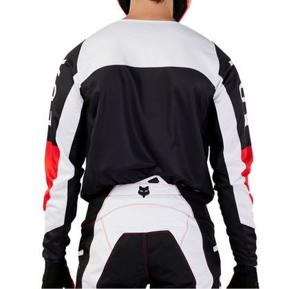 Camiseta de motocross Fox 180 - NITRO 2024 - Rojo / Blanco