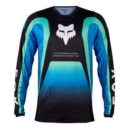 Camiseta de motocross Fox 180 - BALLAST 2024 - Negro / Azul Ref : FX4101-C988 