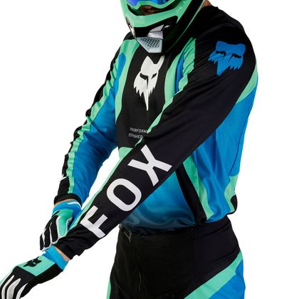 Camiseta de motocross Fox 180 - BALLAST 2024 - Negro / Azul