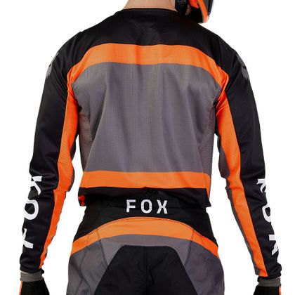 Camiseta de motocross Fox 180 - BALLAST 2024 - Negro / Gris