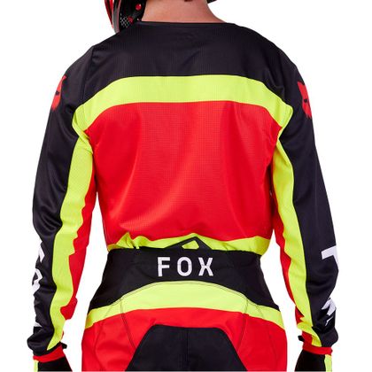 Camiseta de motocross Fox 180 - BALLAST 2024 - Negro / Rojo